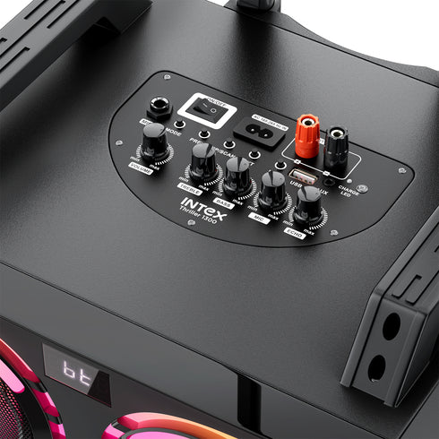 Intex Thriller 1300 Trolley Speaker (130W Power & 3 Hours of Playback)
